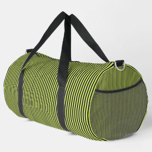 Sac De Sport Motif à rayures bleu et jaune