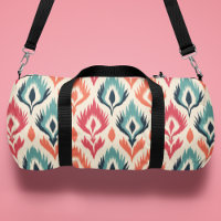 Motif Abstrait tribal coloré Monogramme