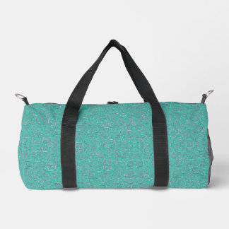 Sac De Sport motif bleu et vert abstrait