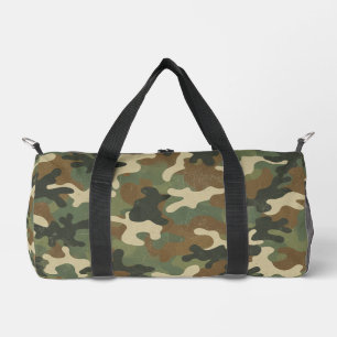 Sac De Sport Motif camouflage militaire rustique