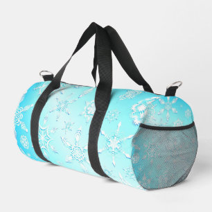Sac De Sport Motif Crystal Snowflakes