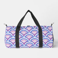 motif damassé floral bleu