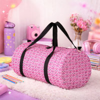 Motif damassé ornemental rose