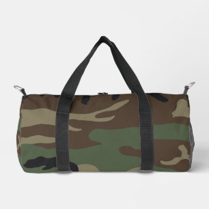 Sac De Sport Motif de camouflage militaire de la forêt