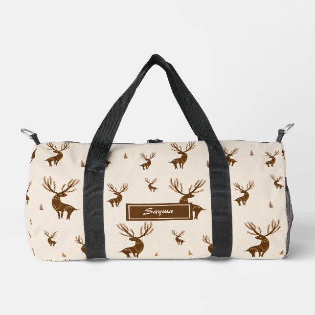 Sac De Sport Motif de Deers (Recto)