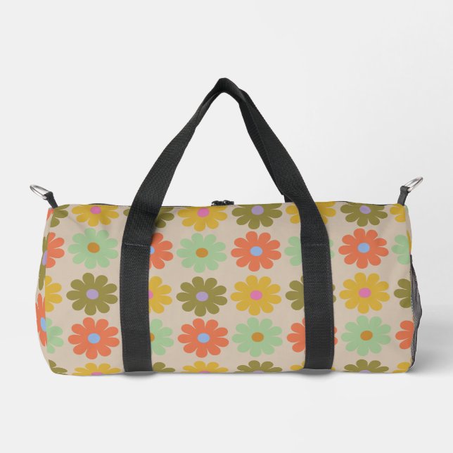Sac De Sport Motif de fleurs pastel vintage simple (Recto)