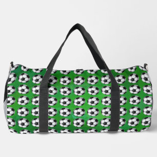 Sac De Sport Motif de football sur fond vert