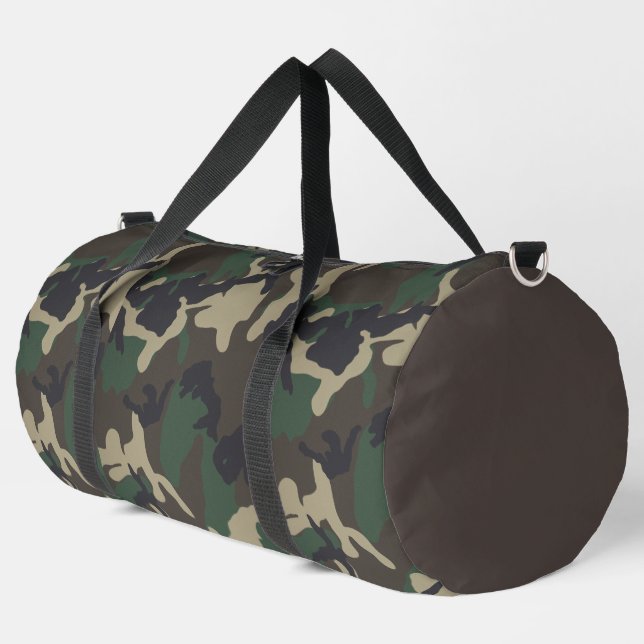 Sac De Sport Motif de l'armée de camouflage (Coin gauche)