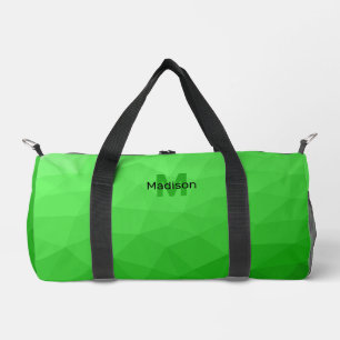Sac De Sport Motif de maillage géométrique vert clair