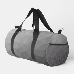 Sac De Sport Motif de maille géométrique à dégradé gris