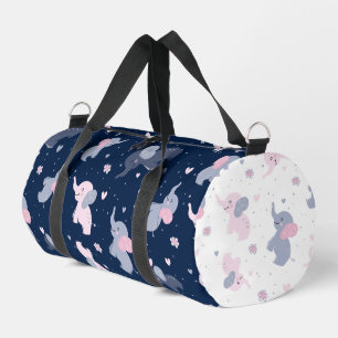Sac De Sport Motif de mignons éléphants de caricature