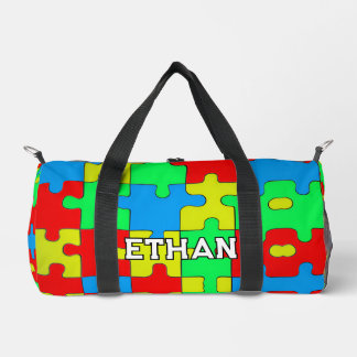 Sac De Sport Motif de puzzle personnalisable 