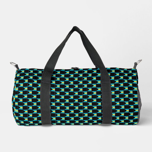 Sac De Sport motif du drapeau À damiers Bahamas (Recto)