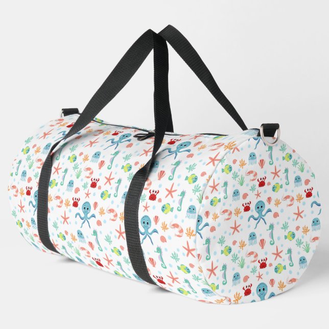 Sac De Sport Motif du monde marin (Coin gauche)