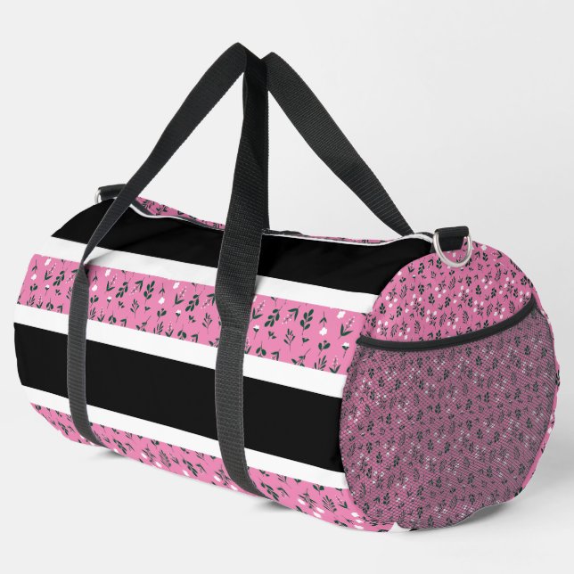 Sac De Sport Motif Floral Élégant Rustique (Coin droit)