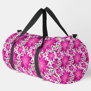 Sac De Sport Motif floral rose vif sans couture