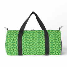 motif géométrique vert