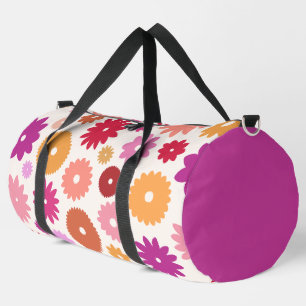 Sac De Sport Motif Grandes Fleurs Colorées