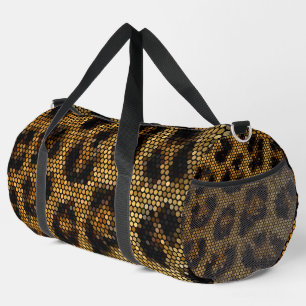 Sac De Sport Motif Léopard Brown