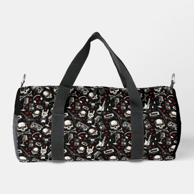 Sac De Sport Motif métallique lourd rétro (Verso)