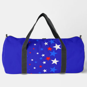 Sac De Sport Motif moderne étoilé en bleu, rouge et blanc