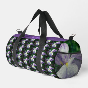 Sac De Sport Motif personnalisé de fleur d'iris japonais