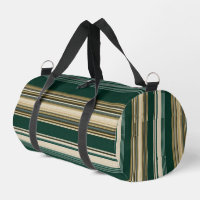 Motif rayé vert et crème classique