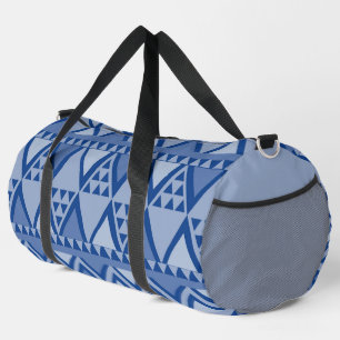 Sac De Sport Motif Simple d'Art Tribal Bleu