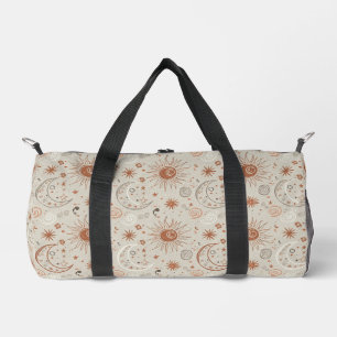 Sac De Sport Motif Soleil et Lune Boho