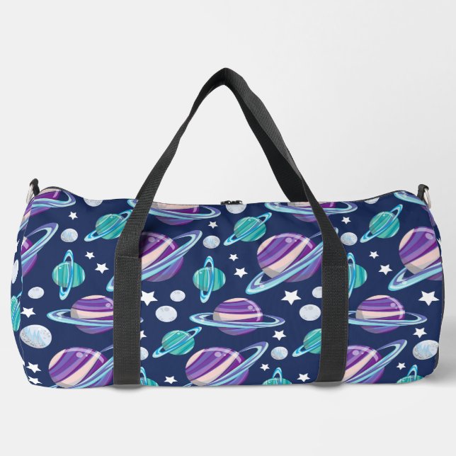 Sac De Sport Motif spatial, Planètes, Étoiles, Galaxie, Cosmos (Recto)