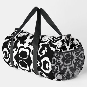 Sac De Sport Motif torride en noir et blanc