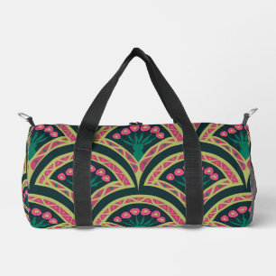 Sac De Sport motif vert en forme de coquillage