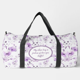 Sac De Sport Motif vintage Lilac