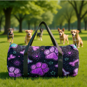 Sac De Sport Mystic Empreinte de Patte Cœur Voyage