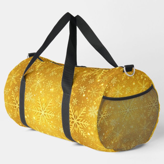 Sac De Sport Neige dorée (Coin droit)