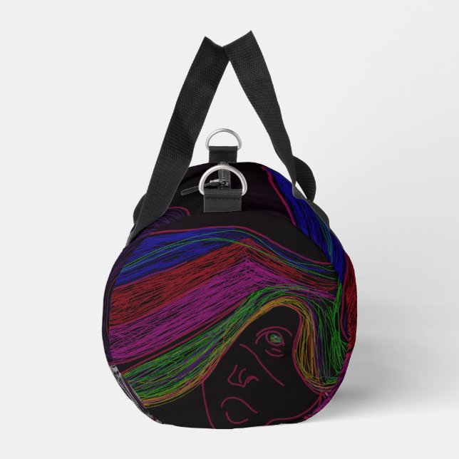 Sac De Sport Neon String Lights Silhouette Duffel Bag (Gauche)