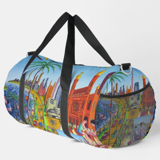 Sac De Sport New York City Painting (Coin droit)