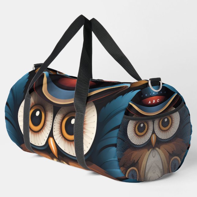 Sac De Sport Nom de chouette (Coin droit)