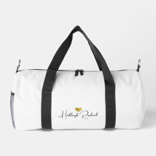 Sac De Sport Nom de script manuscrit moderne personnalisé