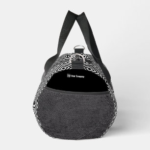 Sac De Sport Nom du logo de la société promotionnelle noir et b