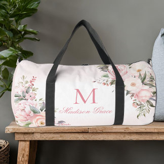 Sac De Sport Nom du monogramme personnalisé