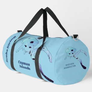 Sac De Sport Nom et emplacement personnalisés Plongée sous-mari