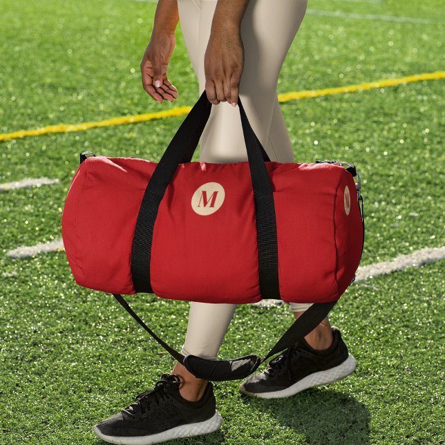 Sac De Sport Nom initial personnalisé En vichy condition physiq (Créateur téléchargé)