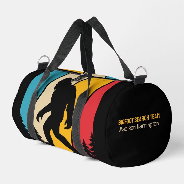 Sac De Sport Nom personnalisé & Texte Bigfoot (Coin gauche)