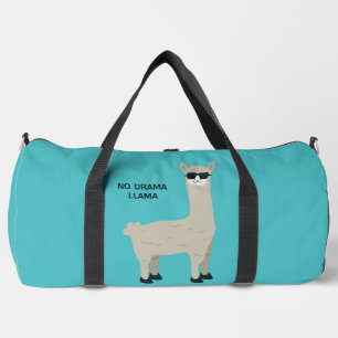 Sac De Sport Nom personnalisé, texte et couleur Cool Llama