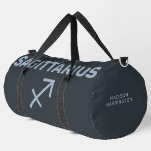 Sac De Sport Nom personnalisé / Texte Symbole zodiaque Sagittar