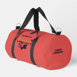 Sac De Sport Nom, texte et couleur personnalisés Cayman Islands