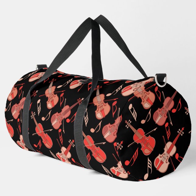 Sac De Sport Notes de violon et de musique (Coin gauche)