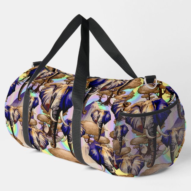 Sac De Sport Pack Fanny Elephant Surreal Portrait (Coin droit)