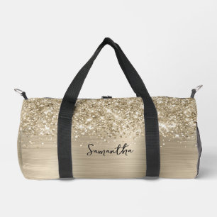 Sac De Sport Pailleté Or Pâle Glam Nom